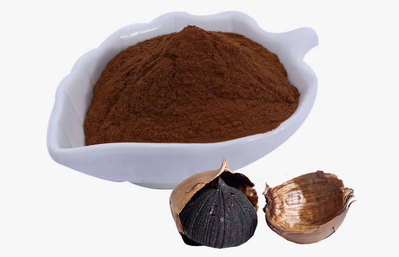 تصویر 2 از پودر سیر سیاه فرآوری شده از سیر مرغوب